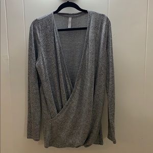 Latched Mama crossover nursing top